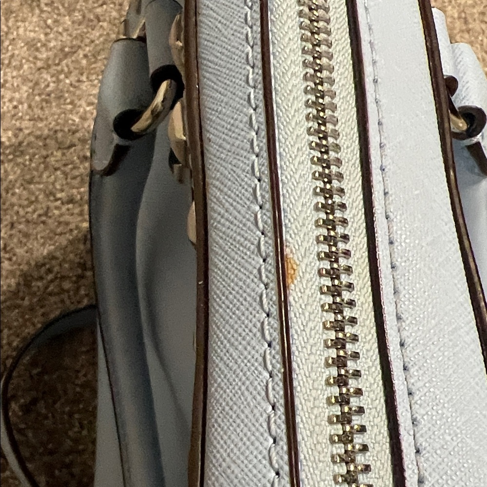 MICHAEL Michael Kors Light Blue Studded Shoulder Bag - Picture 4 of 12
